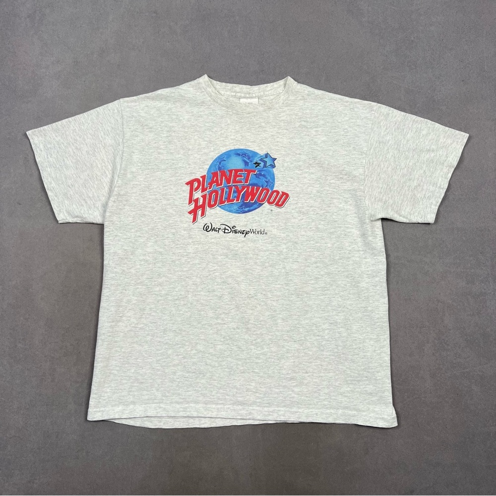 Vintage Planet Hollywood Gray Short Sleeve Tee
